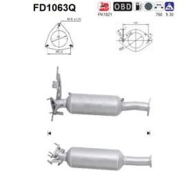 Compre Filtro de partículas da AS FD1063Q a um preço baixo por 448,08 €