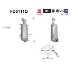 Partikelfilter (DPF) für FIAT von AS