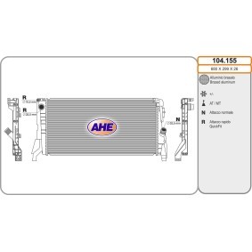 Achetez des Radiateur du moteur AHE 104.155 à prix pour 261,92 €