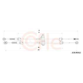 Acquista Cavo comando, Cambio manuale da COFLE 92.2CB.RE012 a buon mercato per soli 104,33 €