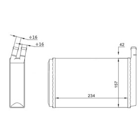 Acquista Scambiatore calore per riscaldamento abitacolo da HART 600 250 a buon mercato per soli 20,78 €