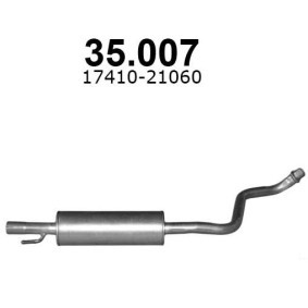 Mittelschalldämpfer 35.007