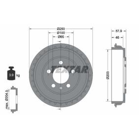 Bremstrommel von TEXTAR 94048200