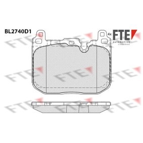 Comprar Juego de pastillas de freno de FTE BL2740D1 a bajo precio de 83,47 €