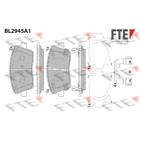 Comprar Juego de pastillas de freno de FTE BL2945A1 a bajo precio de 76,25 €
