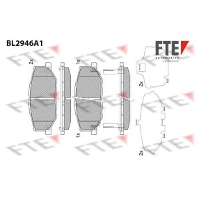 Köp Bromsbelägg av FTE BL2946A1 till det låga priset 769,35 kr