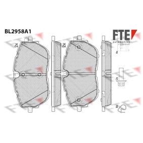 Comprar Juego de pastillas de freno de FTE BL2958A1 a bajo precio de 71,27 €