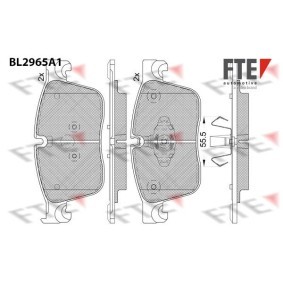 Köp Bromsbelägg av FTE BL2965A1 till det låga priset 982,49 kr