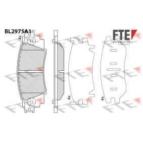 Köp Bromsbelägg av FTE BL2975A1 till det låga priset 677,94 kr