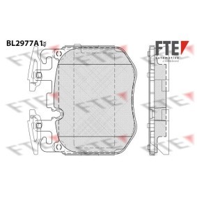 Köp Bromsbelägg av FTE BL2977A1 till det låga priset 1745,53 kr