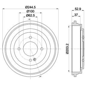 Køb Bremsetromle af MINTEX MBD429 til den lave pris 521,66 DKK