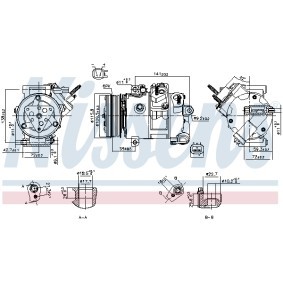 Acquista Compressore aria condizionata da NISSENS 890772 a buon mercato per soli 335,26 €