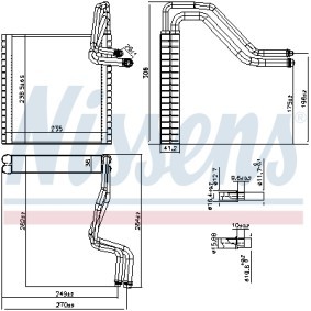 Verdampfer, Klimaanlage 92372