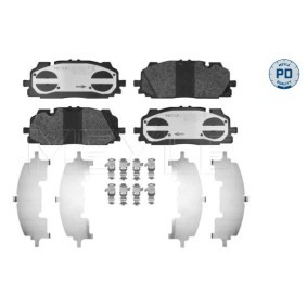 Acquista Kit pastiglie freni da MEYLE 025 258 6117/PD a buon mercato per soli 77,71 €