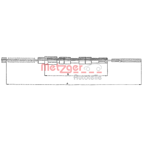 Köp Handbromsvajer av METZGER 10.9030 till det låga priset 188,21 kr