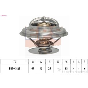 Kühlwasserthermostat 1.880.998K für Coupe (R58) für 65,31 CHF