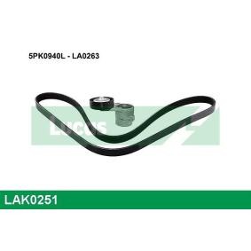 Keilrippenriemensatz LAK0251 von LUCAS günstig für 66,75 € online kaufen