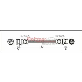 Bremsschlauch 4111169 von METZGER günstig für 11,05 € online kaufen