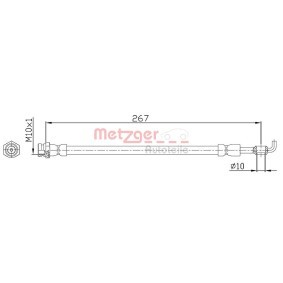 Comprar Latiguillo de freno de METZGER 4112230 a bajo precio de 11,82 €