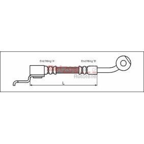 Achetez des Flexible de frein METZGER 4113522 à prix pour 29,96 €