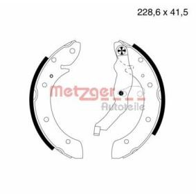 Bremsbackensatz von METZGER