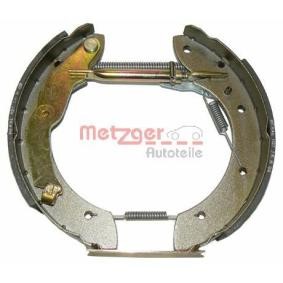 Bremsensatz, Trommelbremse von METZGER