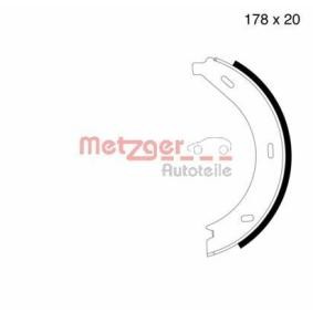 Bremsbackensatz, Feststellbremse MG 710