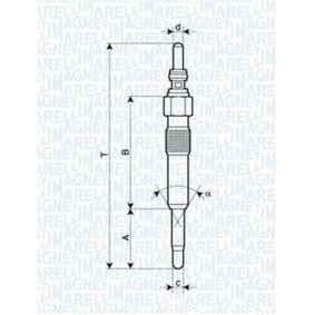 Achetez des Bougie de préchauffage MAGNETI MARELLI 062900028304 à prix pour 9,41 €