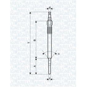 Achetez des Bougie de préchauffage MAGNETI MARELLI 062900051304 à prix pour 13,04 €