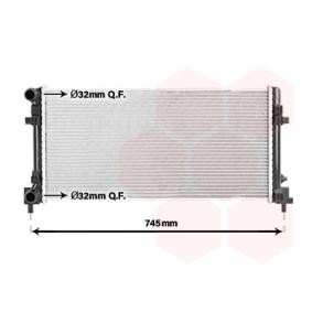Kjøp Radiator, motorkjøling av VAN WEZEL 03012701 til den lave prisen 1756,14 NOK
