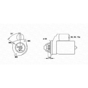Anlasser von MAGNETI MARELLI
