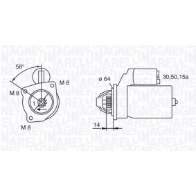 Anlasser von MAGNETI MARELLI