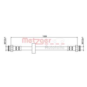 Achetez des Flexible de frein METZGER 4111620 à prix pour 15,16 €