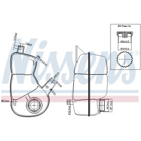 OPEL Ausgleichsbehälter von NISSENS