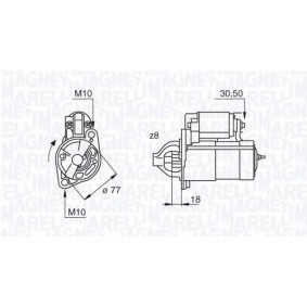 Köp Startmotor av MAGNETI MARELLI 063522619010 till det låga priset 1738,21 kr