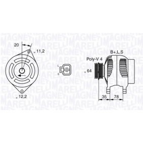 Lichtmaschine von MAGNETI MARELLI