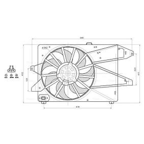 Kühlerlüfter FD7713 von AVA COOLING SYSTEMS günstig für 216,68 € online kaufen
