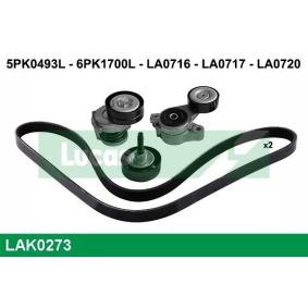 Achetez des Jeu de courroies trapézoïdales à nervures LUCAS LAK0273 à prix pour 120,51 €