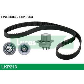 Achetez des Kit de distribution + pompe à eau LUCAS LKP213 à prix pour 118,23 €