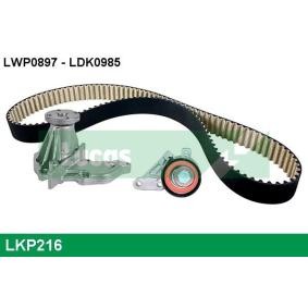 Wasserpumpe + Zahnriemensatz von LUCAS LKP216
