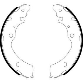 Achetez des Jeu de mâchoires de frein HELLA 8DB 355 038-151 à prix pour 57,21 €