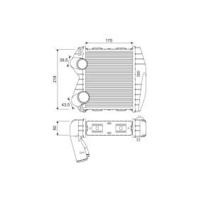 Ladeluftkühler 818366 SMART CROSSBLADE von VALEO