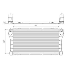 Köp Intercooler av VALEO 818375 till det låga priset 2828,81 kr