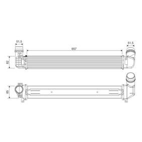 Köp Intercooler av VALEO 818389 till det låga priset 1503,71 kr
