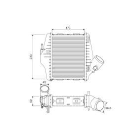 Köp Intercooler av VALEO 818543 till det låga priset 2184,17 kr