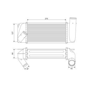 Köp Intercooler av VALEO 822905 till det låga priset 2070,00 kr
