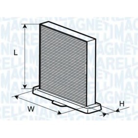 Köp Kupéfilter av MAGNETI MARELLI 350203062390 till det låga priset 347,94 kr