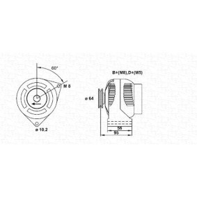 Achetez des Radiateur du moteur MAGNETI MARELLI 350213113800 à prix pour 166,30 €