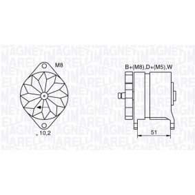 Achetez des Radiateur du moteur MAGNETI MARELLI 350213650000 à prix pour 79,35 €
