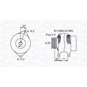 Kjøp Radiator, motorkjøling av MAGNETI MARELLI 350213808003 til den lave prisen 563,00 NOK